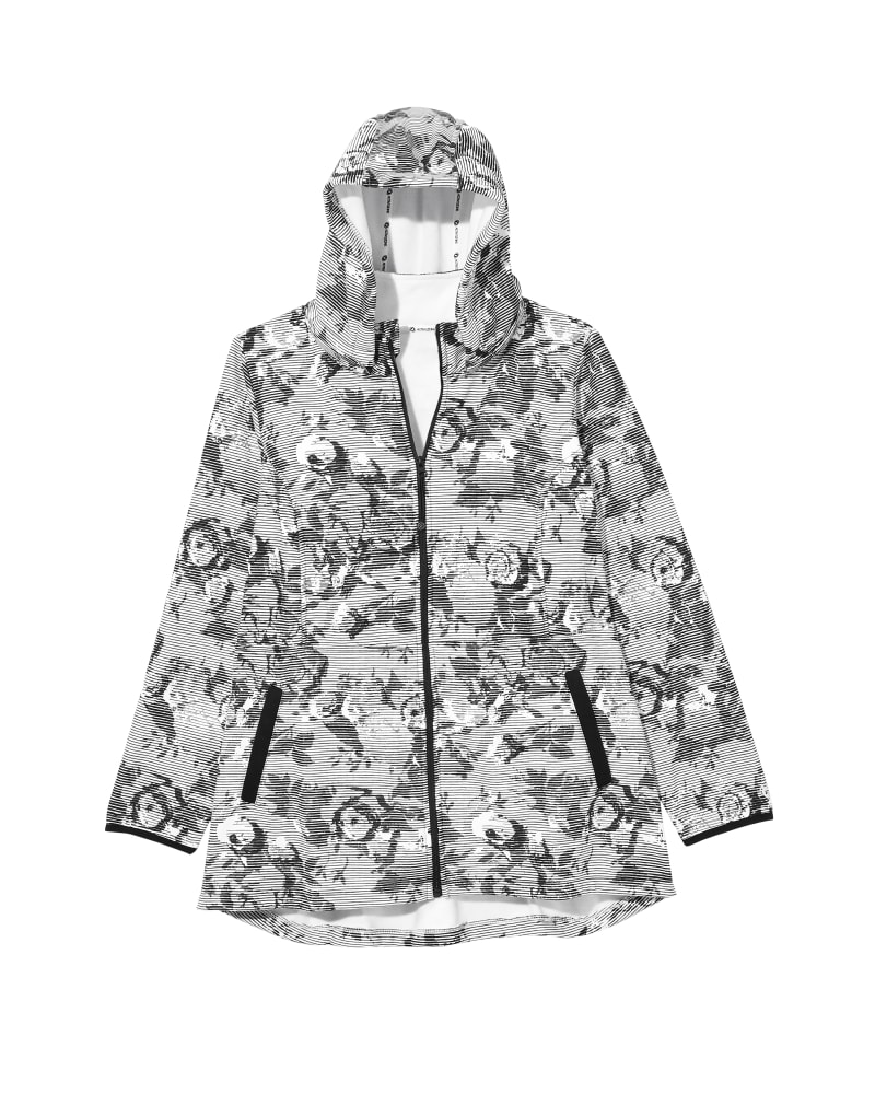 Front of plus size Pico Jacket with Hood by ActiveZone | Dia&Co | dia_product_style_image_id:120383